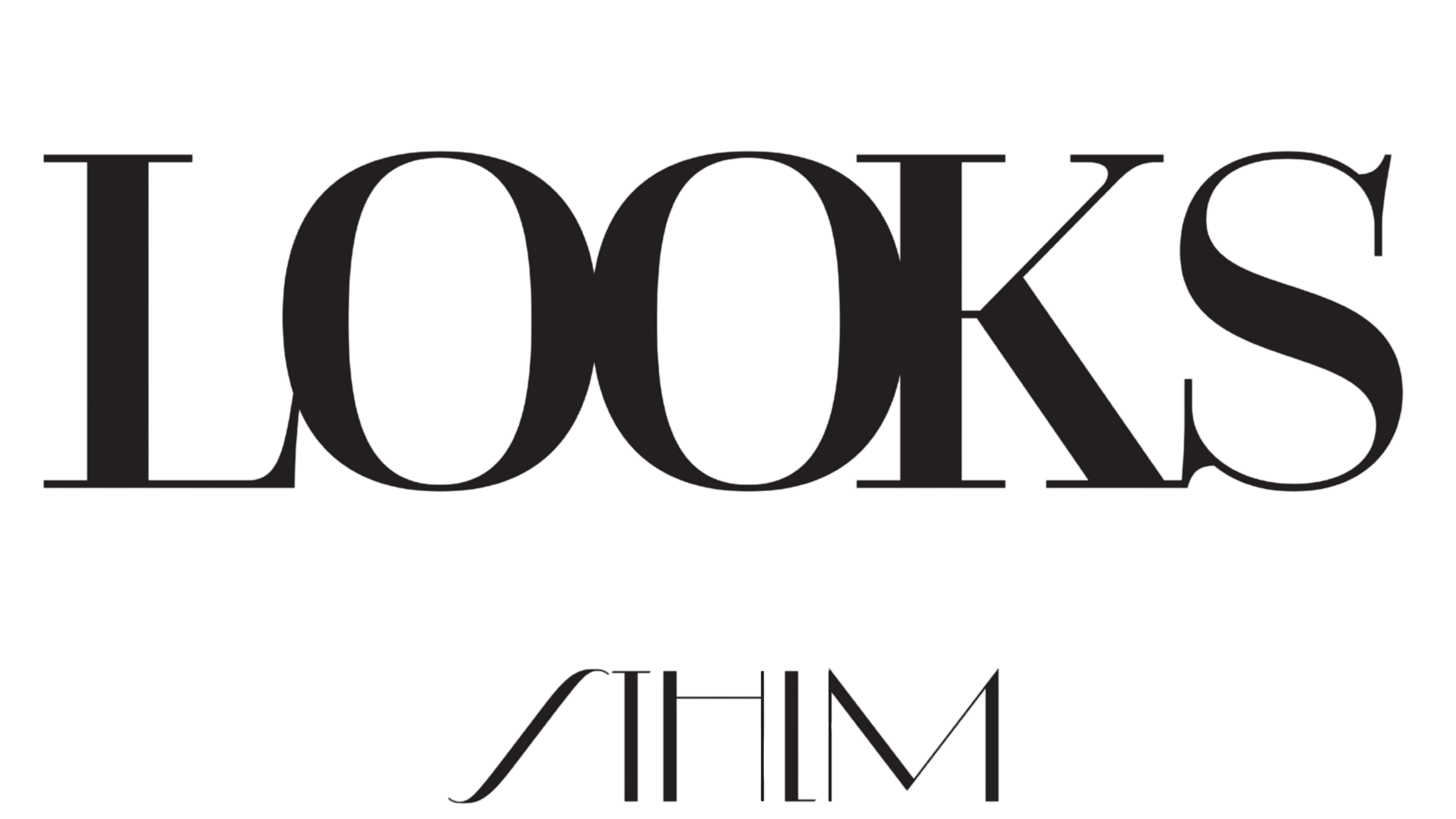 LOOKS sthlm logo med svart text
